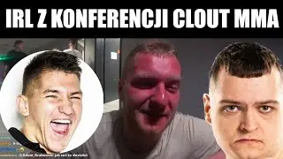 Adamcy IRL z Konferencji Clout mma | sztama z Medim, konfrontacja z Patiro