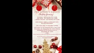 The Actor's Choice Christmas Giveaway 2023
