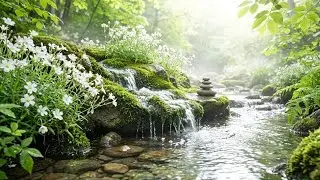 Clear Stream Moments | Soft Piano & Gentle Water for Relaxation and Meditation (3 Hours)