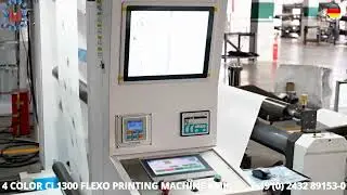 Flexodruck CI 1300 Maschine Beidseitiger Druck Option KMK Flexoprinting machine