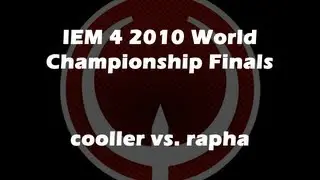 cooller vs rapha - 2010 IEM 4 World Championship Finals (Quake Live VOD)