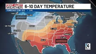 Major warmup coming this week with chance for thunderstorms looming