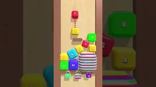 Blob Merge 3D: 2048 SLIME Cubes #Short 02