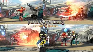 Troy Burrows Red Mega Force Assist & Strike Move Revealed! | Power Rangers Legacy Wars