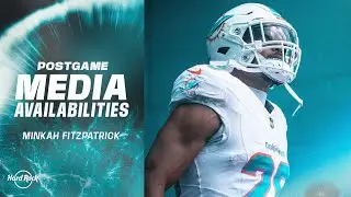 S Minkah Fitzpatrick meets with the media after #NEvsMIA | Miami Dolphins