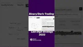 Binary Last Digit Strategies 2023 #shorts #binary #deriv