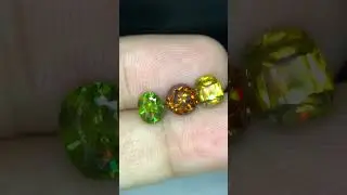 Colorful Sphene Titanite Gemstones Rare Beauty for Sale