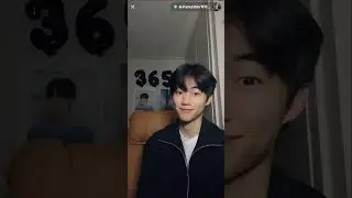 Park JiBin 박지빈 live on TikTok”🐠🎂1 year anniversary live😻”part (3/3).