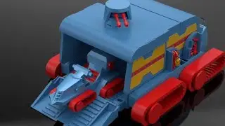 My Thoughts on The Masters of the Universe Origins Cartoon Collection Hopeful Vehicle Attak Track