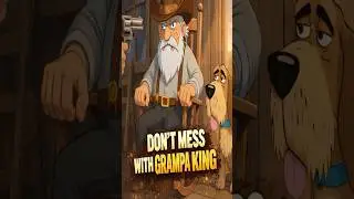 Don&rsquo;t Mess With Grampa King 🤠💥 | Old School Justice short