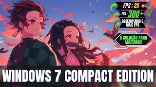 Windows 7  Compact Edition  A Solu&ccedil;&atilde;o para M&aacute;quinas Fracas  S&oacute; 1GB de RAM! Roda Liso 🔥