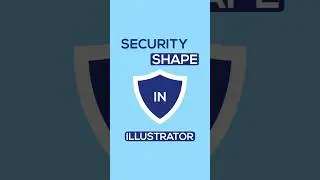How to Create a Security Shield Shape in Adobe Illustrator | Easy Vector Design Tutorial