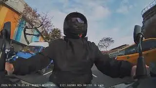 Pernis MZ2023WGS 三錄機車行車記錄器 環視鏡頭 白天道路