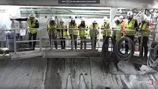I futuri ingegneri visitano il cantiere della Metropolitana di Catania