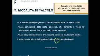 La contabilità analitica 2