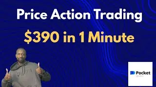 Options Price Action Trading Example - $390 in Profit in 1 Minute