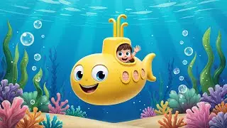 Подводное время сна у хитрой подводной лодки 🚢 | Детские песенки и стишки для малышей