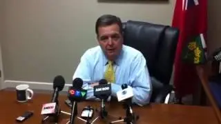 Dwight Duncan Windsor Press Conference #2