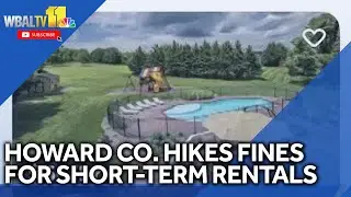 Howard County hikes fines for short-term house, pool rentals