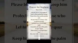 Prayer for Nephew