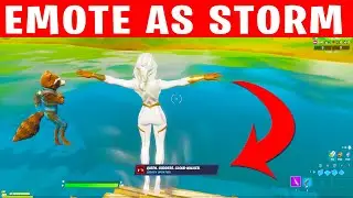 Emote as Storm at The Center of The Eye of The Storm Location Fortnite