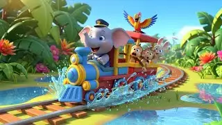 Choo Choo Train Adventure Song for Kids | Fun Vehicle & Nursery Rhymes for Toddlers 🚂🎶🛤️