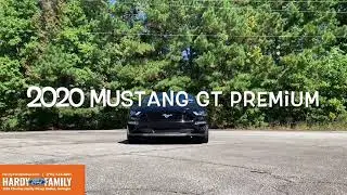 2020 Mustang GT Premium in Shadow Black!
