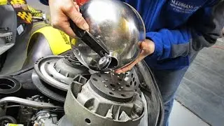 Remove Snowmobile Clutch with Water