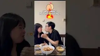 Eating her leftovers 🥚🔥😂 #funnyreaction #relationshipgoals #foodielife