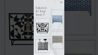 Bone Inlay Chest of Drawers | Home Decor