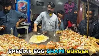Eggstravaganza on Peshawar's Food Street: Special Shami Burger Delights | HD