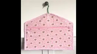 Coat Hanger Zipped Pocket.