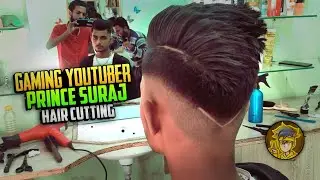 Prince Suraj Gaming Youtuber Cutting ✂️ Look Change Hairstyle with Cut 2020 | Rinku Kaith