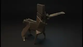 종이 한 장으로 접은 켄타우로스 종이접기 | Centaur Origami from One Sheet