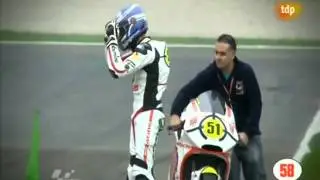 Marco Simoncelli Tribute Michele Pirro and Gresini Team in Valencia