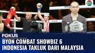 Indonesia Takluk dari Malaysia di Byon Combat Showbiz 6, Duel Utama Berakhir Imbang | Fokus