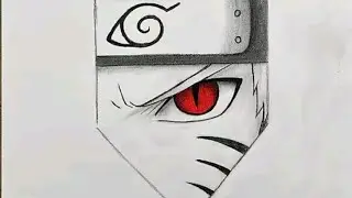 How to draw a Naruto eye ||Easy Naruto drawing||anime Drawing||pencil step by step beginner drawing|