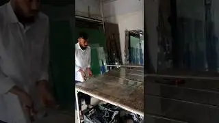 awesome glass cutting process | Good workmanship & machinery tools