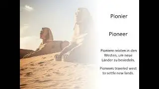 Learning History Terms in German &mdash; Definitions and Example Sentences