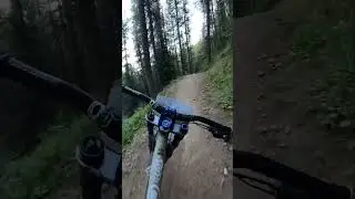Flowy part of downhill bike race in Alberta #bike #gopro #mtb #downhill #travelalberta #commencal