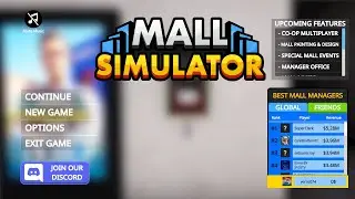 Mall Simulator First look EP 5 New Stores and Upgrades 😊👍🔔❤🚉
