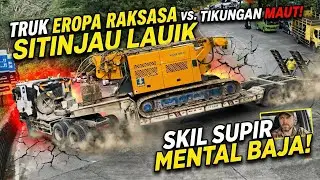 Viral‼️ Sopir Bermental Emas, Truk Super Langka Dari Eropa Bawa Muatan 80 Ton Lewat Sitinjau Lauik