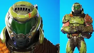 Fortnite Doom Slayer Skin (PS5 Gameplay Full)