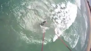 kiteboarding with sharks