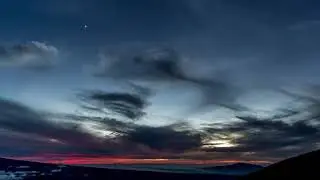 Sunset time lapse at MaunaKea Visitor Center