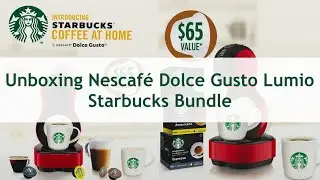 Unboxing Nescaf&eacute; Dolce Gusto Lumio Starbucks Bundle from Target Au [Mesin Kopi Seharga Rp 800.000)