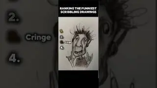 Ranking the funniest scribbling drawings #shorts #memes