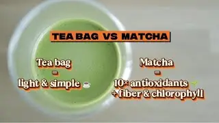 Green Tea for Anti-Aging & Wellness 🌱 | Matcha vs Tea Bags, Benefits, Best Food Pairings  #greentea