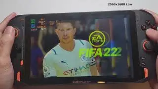 OneXPlayer 1S 1195G7 | FiFa 22 | 1600P Locked 60FPS | Intel Iris Xe Performance