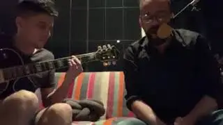 D&uacute;o Salte&ntilde;o - Zamba para la viuda - Marcelo Dellamea ( Guitarra) - Diego Mastrostefano ( voz)